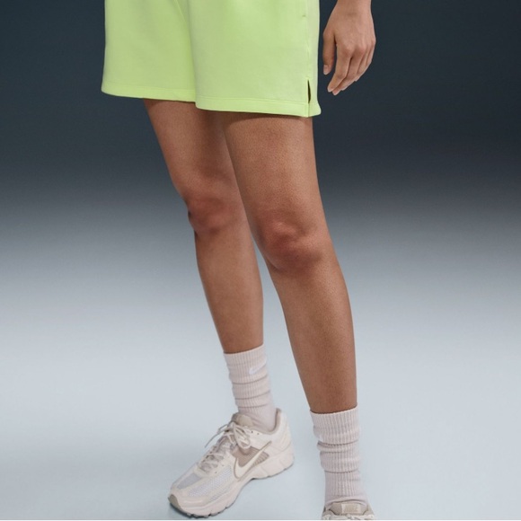 Nike Bright Lime Women's Athletic Shorts - Picture 4 of 5